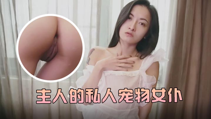 JVID专属宠物女仆小婕儿痴迷主人：旋转AV棒狂插不停，白浆喷涌中出高潮
