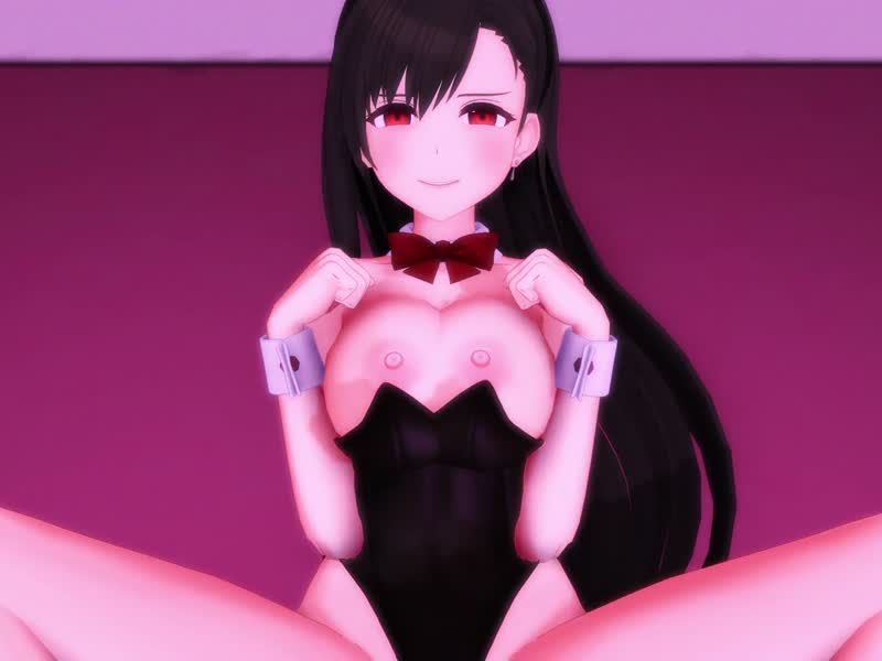 健二与性感兔女郎蒂法热舞，湿身诱惑撩拨心弦